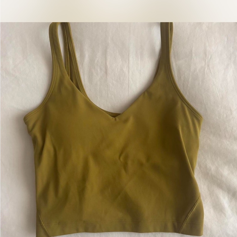 lululemon athletica Olive Crop Top